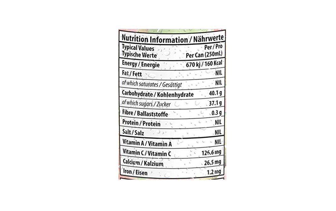Bvitas Juice Drink Pink Guava    Can  250 millilitre